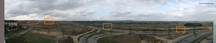 Gesamtansicht des Panoramafotos