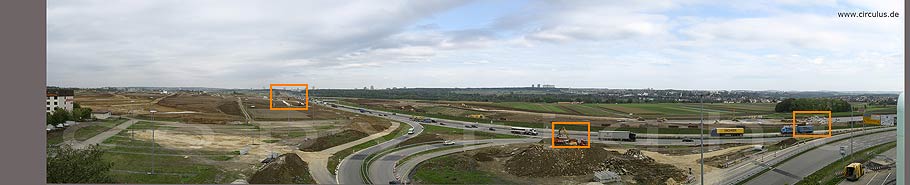 Gesamtansicht des Panoramafotos