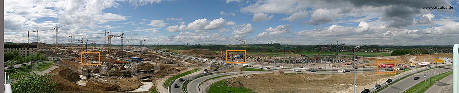 Gesamtansicht des Panoramafotos