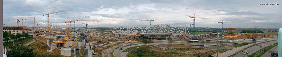 Gesamtansicht des Panoramafotos