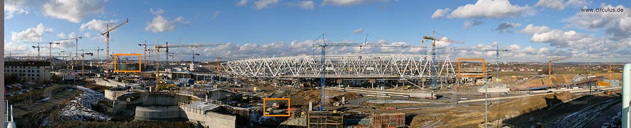 Gesamtansicht des Panoramafotos