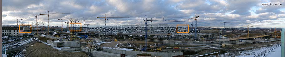 Gesamtansicht des Panoramafotos