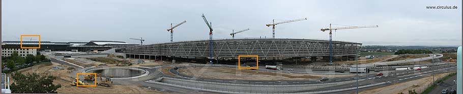 Gesamtansicht des Panoramafotos