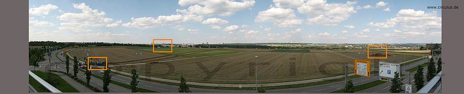 Gesamtansicht des Panoramafotos