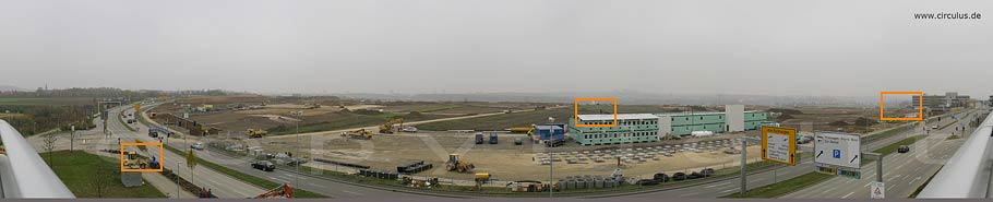 Gesamtansicht des Panoramafotos