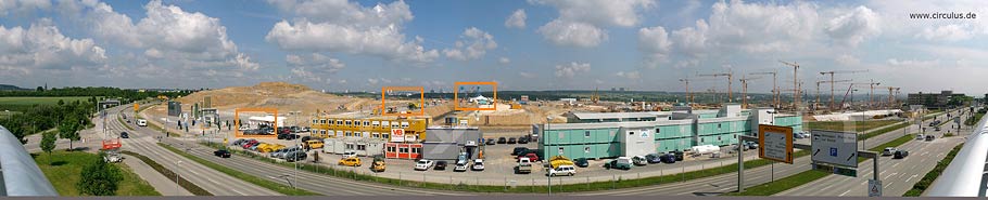 Gesamtansicht des Panoramafotos