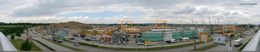 Gesamtansicht des Panoramafotos